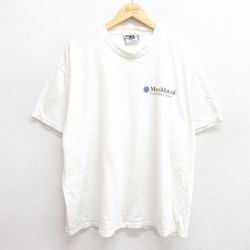 XL★古着 リー Lee 半袖 ビンテージ Tシャツ メンズ 00年代 00s マスミューチュアル 大きいサイズ コットン クルーネック 白 ホワイト 25may29 中古