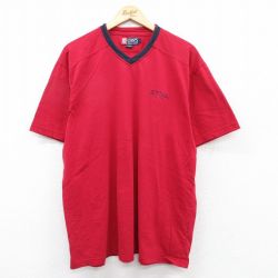 ラルフローレン 90s 半袖Tシャツ ワンポイントロゴ レッド XL | 古着