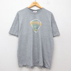 ナイキ 00s 半袖Tシャツ ビッグロゴ グレー XL | 古着