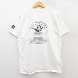 【50%OFF】XL★古着 ギャップ GAP 半袖 ビンテージ Tシャツ メンズ 90年代 90s ボウリング カギ コットン クルーネック USA製 白 ホワイト 【spe】 25jun02 中古