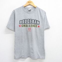 XL★古着 半袖 ビンテージ Tシャツ メンズ 00年代 00s ダッジ ラム クルーネック グレー 霜降り 25jun02 中古