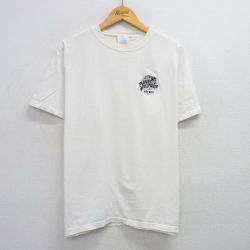 XL★古着 半袖 ビンテージ Tシャツ メンズ 90年代 90s プラネットハリウッド キーウエスト コットン クルーネック USA製 白 ホワイト 25jun02 中古