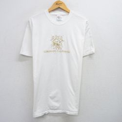 XL★古着 ヘインズ Hanes 半袖 ビンテージ Tシャツ メンズ 00年代 00s 太陽 刺繍 コットン クルーネック 白 ホワイト 25jun02 中古