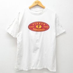 00s 半袖Tシャツ フィッシャー ホワイト XL | 古着