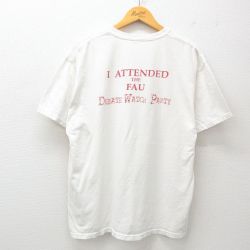 00s 半袖Tシャツ DEBATE WATCH PARTY ホワイト XL | 古着