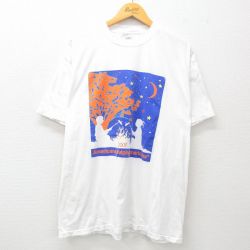 00s 半袖Tシャツ 月キャンプ ホワイト XL | 古着