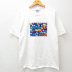 All sport 90s 半袖Tシャツ イルカ ホワイト L | 古着