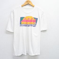 00s 半袖Tシャツ フラミンゴ ホワイト XL | 古着