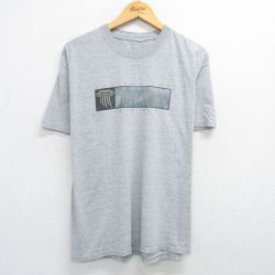 XL★古着 半袖 ビンテージ Tシャツ メンズ 00年代 00s JAKE クルーネック グレー 霜降り 25jun03 中古