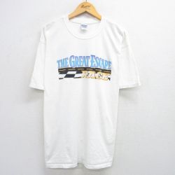 00s 半袖Tシャツ GREAT ESCAPE RACE ホワイト XL | 古着