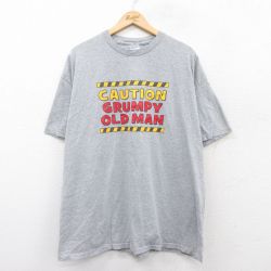 00s 半袖Tシャツ OLDMAN グレー霜降り XL | 古着