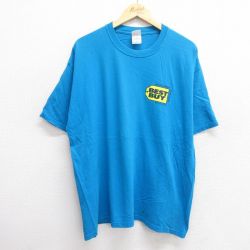00s 半袖Tシャツ BEST BUY ライトブルー XL | 古着