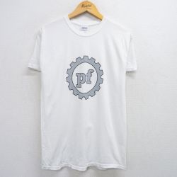 M★古着 半袖 ビンテージ Tシャツ メンズ 00年代 00s pf コットン クルーネック 白 ホワイト 25jun07 中古