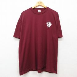 ジャージーズ 80s 半袖Tシャツ IROQUOIS バーガンディ XL | 古着