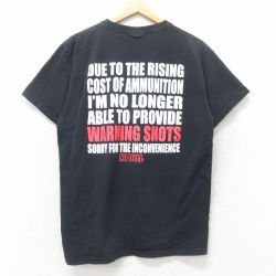 L★古着 半袖 ビンテージ Tシャツ メンズ 00年代 00s NO BULL コットン クルーネック 黒 ブラック 25jul08 中古