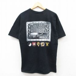 00s 半袖Tシャツ CHOPPERS WARRIOR REENLISTMENT ブラック L | 古着