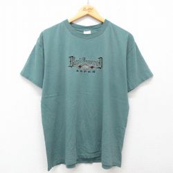 ブラックダイヤモンド 00s 半袖Tシャツ 刺繍 グリーン XL | 古着
