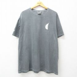 XL★古着 半袖 ビンテージ Tシャツ メンズ 00年代 00s LEVEL REGATTA 大きいサイズ コットン クルーネック グレー系 25jul09 中古
