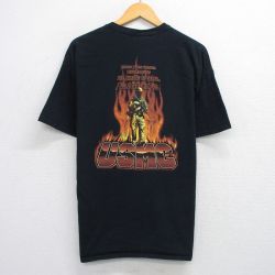 XL★古着 半袖 ビンテージ Tシャツ メンズ 00年代 00s ミリタリー USMC 大きいサイズ コットン クルーネック 黒 ブラック 25jul10 中古