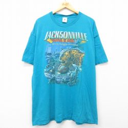 00s 半袖Tシャツ JACKSONVILLE ライトブルー XL | 古着