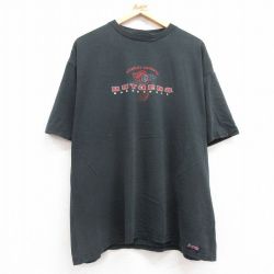 ジャンスポーツ 00s 半袖Tシャツ ラトガーススカーレットナイツ ブラック XL | 古着