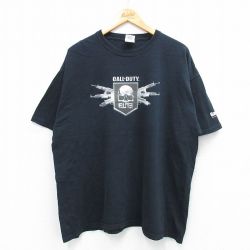 【50%OFF】コールオブデューティ 00s 半袖Tシャツ ゲーム ブラック XL | 古着