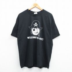 ヘインズ 00s 半袖Tシャツ オークランドコミュニティカレッジ ブラック XL | 古着