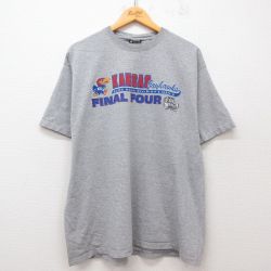 00s 半袖Tシャツ カンザスシティジェイホークス グレー XL | 古着