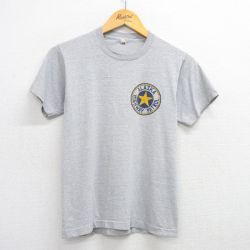 S★古着 スクリーンスターズ 半袖 ビンテージ Tシャツ メンズ 80年代 80s アラスカ パトロール クルーネック USA製 グレー 霜降り 25jul12 中古