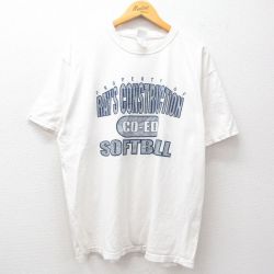 ソフトボール 半袖Tシャツ RAYS ホワイト XL | 古着