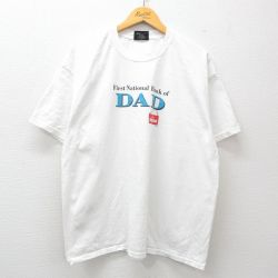 00s 半袖Tシャツ DAD ホワイト XL | 古着