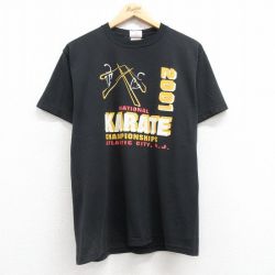 ジャージーズ 00s 半袖Tシャツ 空手 ブラック L | 古着