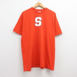 【20%OFF】XL★古着 ナイキ NIKE 半袖 ビンテージ Tシャツ メンズ 00年代 00s S 大きいサイズ コットン クルーネック オレンジ 25jul16 中古