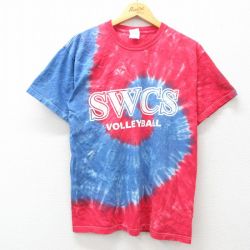 00s 半袖Tシャツ SWCSバレーボール レッド M | 古着