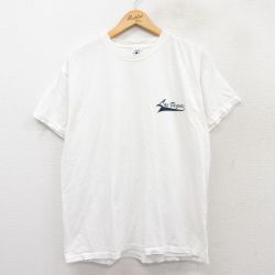 L★古着 半袖 ビンテージ Tシャツ メンズ 00年代 00s ラスベガス コットン クルーネック 白 ホワイト 25jul28 中古