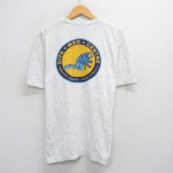 XL★古着 半袖 ビンテージ Tシャツ メンズ 00年代 00s ダイビング コットン クルーネック 白 ホワイト 霜降り 25jul28 中古