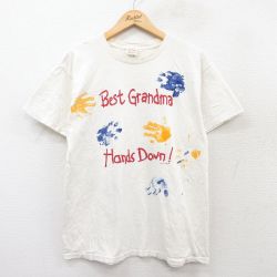 フルーツオブザルーム 00s 半袖Tシャツ Grandma手 ホワイト L | 古着