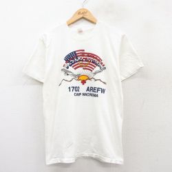 ヘインズ 80s 半袖Tシャツ 湾岸戦争 ホワイト M | 古着