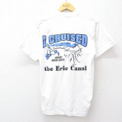 M★古着 フルーツオブザルーム 半袖 ビンテージ Tシャツ メンズ 00年代 00s 地図 MARINE クルーネック 白 ホワイト 25jul29 中古