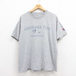 【50%OFF】00s 半袖Tシャツ パワーリフティング グレー XL | 古着