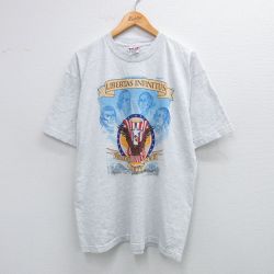 00s 半袖Tシャツ 鳥 グレー XL | 古着