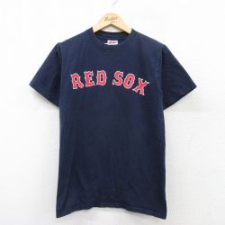 【50%OFF】マジェスティック 00s 半袖Tシャツ ボストンレッドソックス ネイビー S | 古着