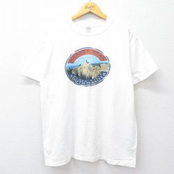 L★古着 半袖 ビンテージ Tシャツ メンズ 00年代 00s HARNEY PEAK コットン クルーネック 白 ホワイト 25aug01 中古