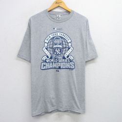 00s 半袖Tシャツ ニューヨークヤンキース グレー XL | 古着