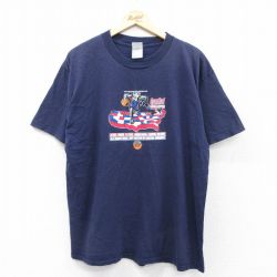 00s 半袖Tシャツ GymRatバスケットボール ネイビー XL | 古着