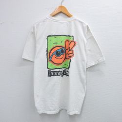 00s 半袖Tシャツ Tanning Bedプリント ホワイト XL | 古着