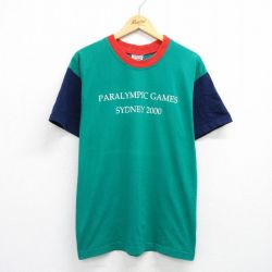 00s 半袖Tシャツ パラリンピック グリーン XL | 古着