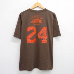 フルーツオブザルーム 00s 半袖Tシャツ WOOD Chuckers ブラウン XL | 古着