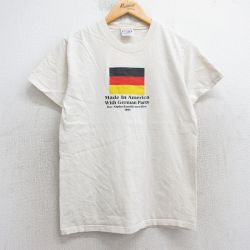 S★古着 ヘインズ Hanes 半袖 ビンテージ Tシャツ メンズ 00年代 00s ドイツ コットン クルーネック 生成り 25aug05 中古
