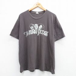 00s 半袖Tシャツ スリーストゥージス グレー XL | 古着